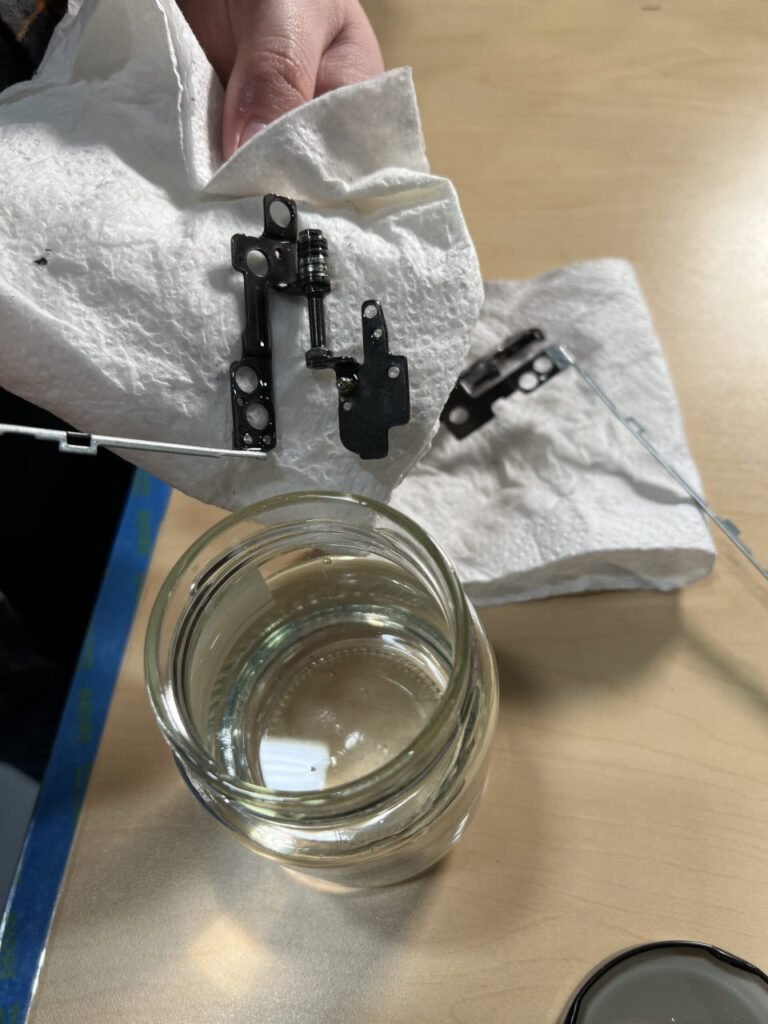 Laptop Hinge repair and oil