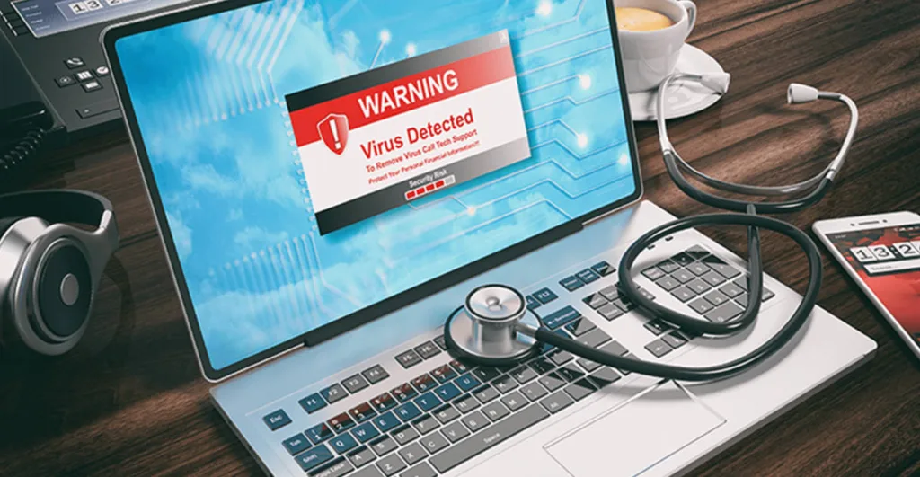 virus alert on computer