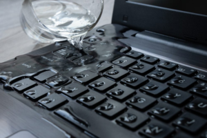 What to do when you spill liquid on laptop